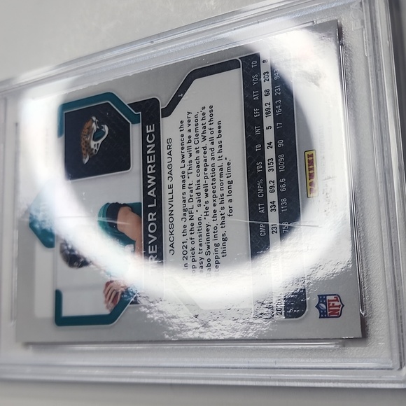 Trevor Lawrence ~ 2021 Prizm ~ Rookie ~ Disco Prizm ~ PSA 9 - Picture 3 of 3